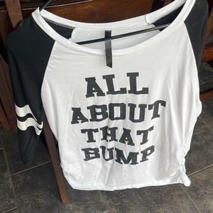 Maternity all about the bump medium comfy shirt